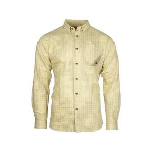 NEW DIXIE men's oxford cape lookout button down shirt in light beige